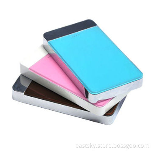 2200mAh aluminum external charger, stylish, compact, portable and fashionable designNew